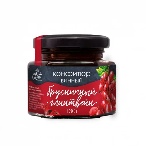 Confiture wine Lingonberry mulled wine 130 gr