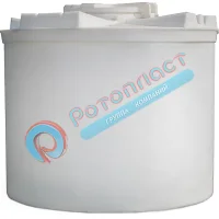 7000 l plastic container with hatch