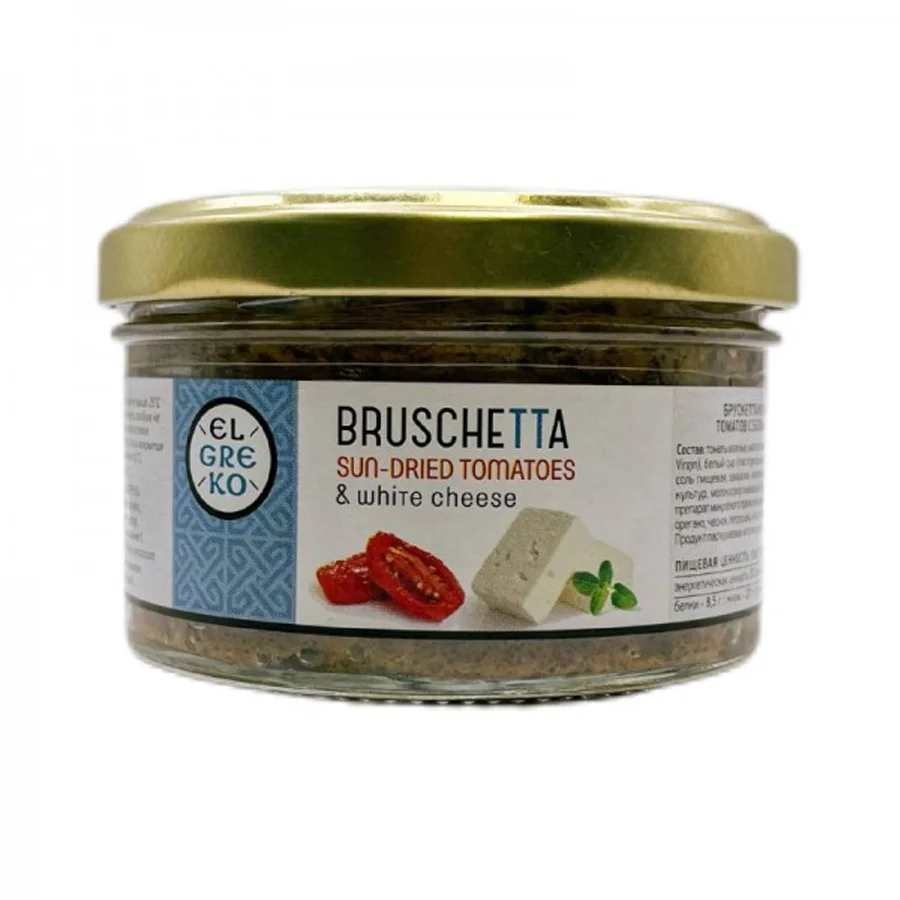 Брускетта из вяленых томатов с сыром  150 г