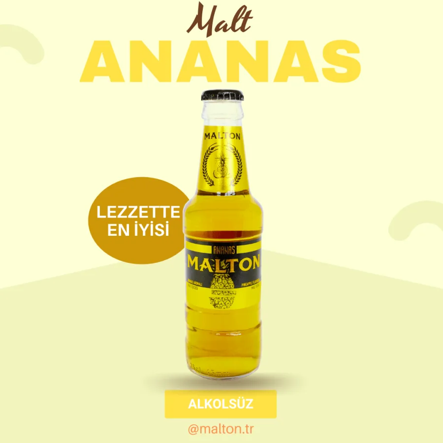 MALTON Malt drink with pineapple flavor