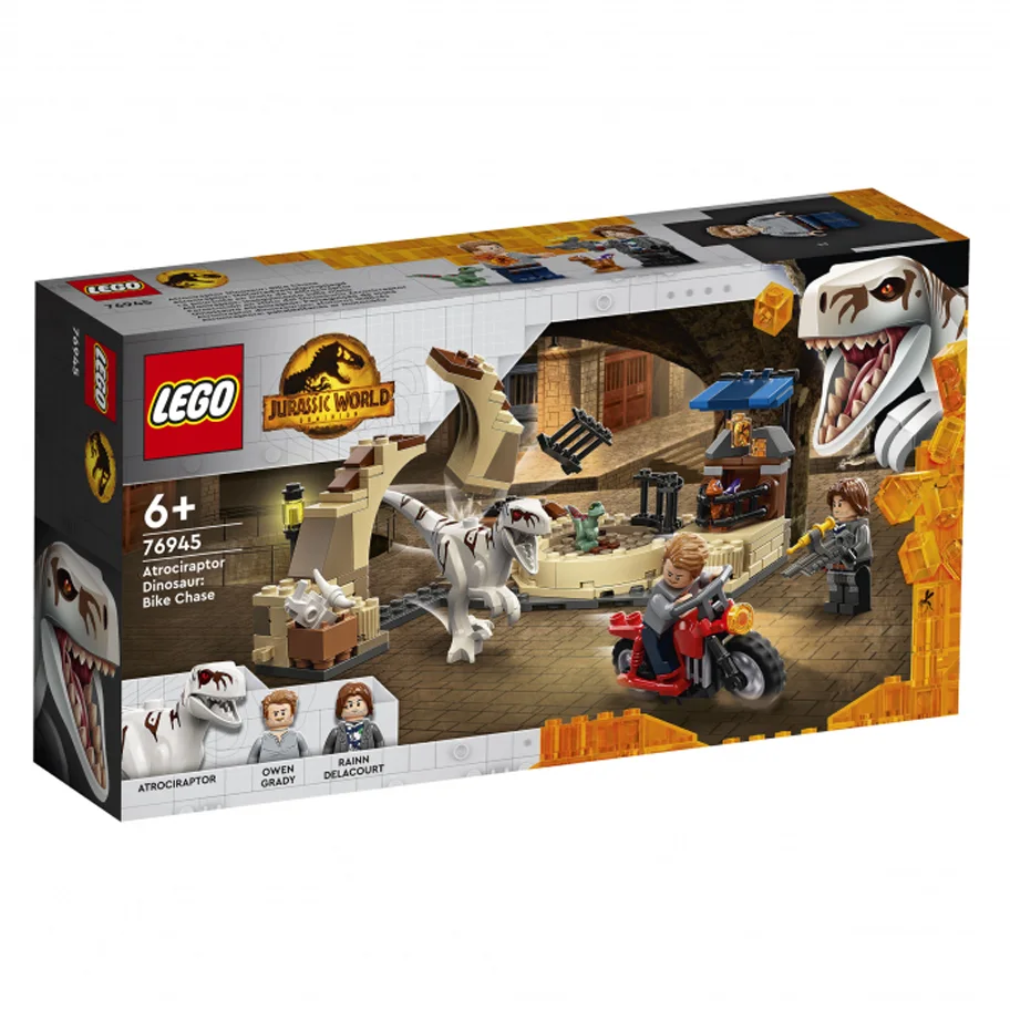LEGO Jurassic World Atrocyraptor: Motorcycle Chase 76945