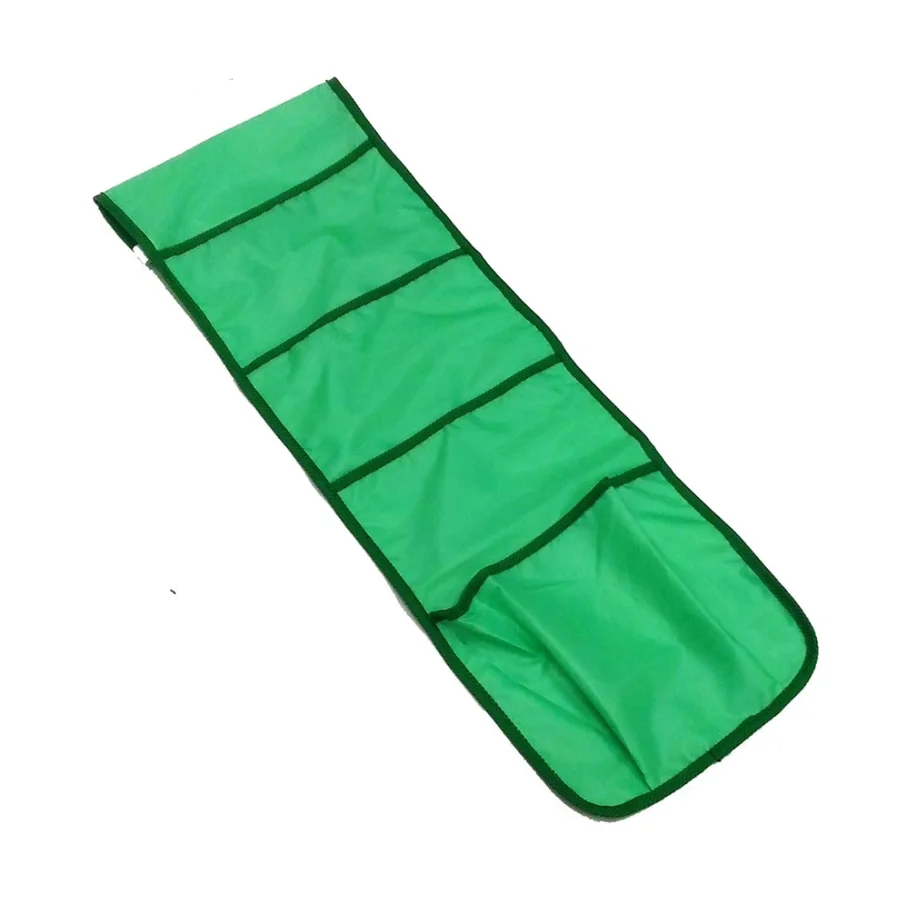 Кармашек в шкафчик, р-р 26*77см, цвет зеленый