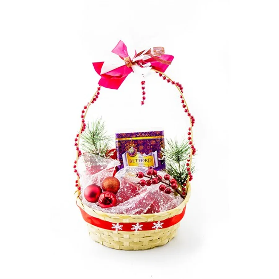 Gift basket festive mood