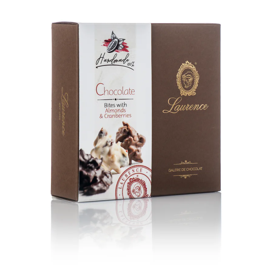 Bytes with almonds and cranberries Choco bites 140 g