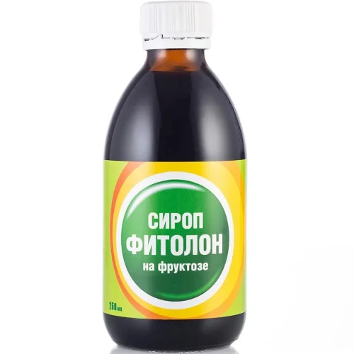 Fitolon syrup with chlorophyll on fructose