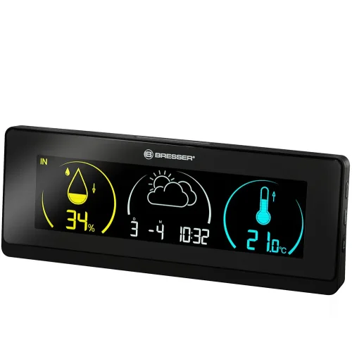 Weather Station Bresser Temeo Life with Color Display, Black