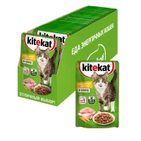 Корм для кошек KITEKAT Курица в соусе, 85г пауч