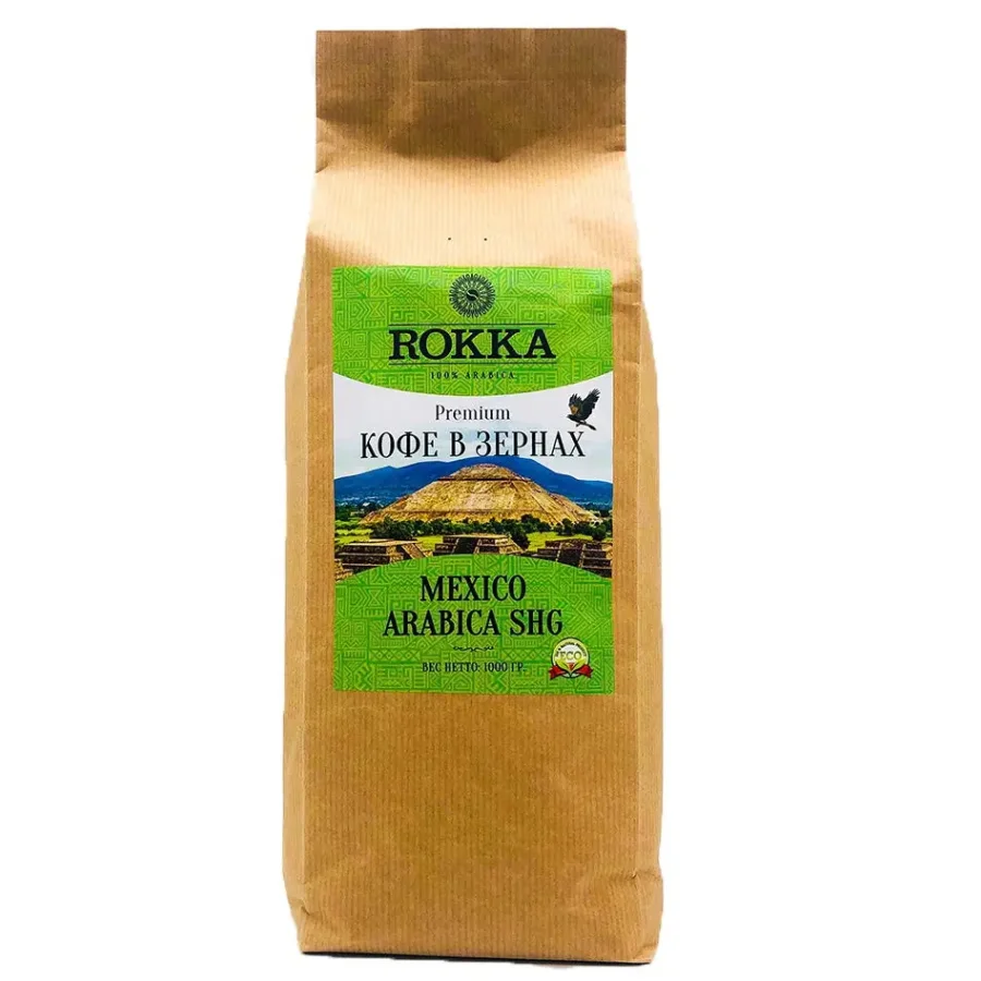 Кофе в зернах средней обжарки ROKKA "Мексика"