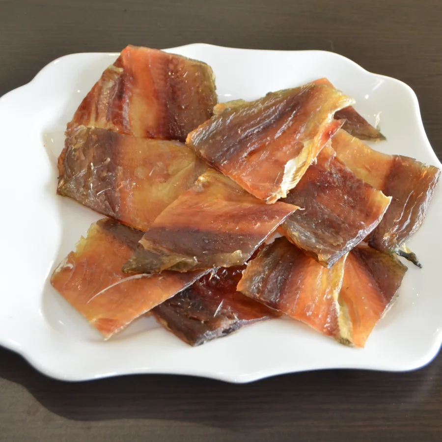 Slices of bream salted-dried