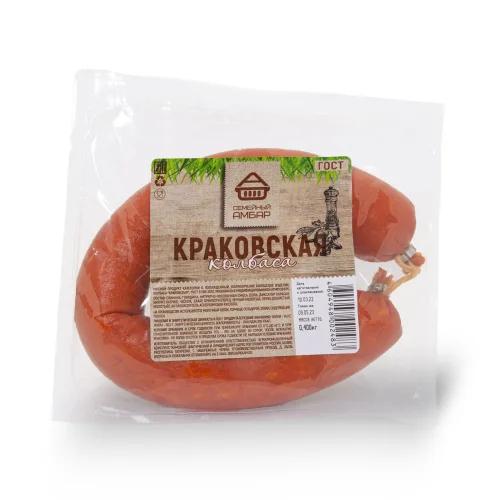 Sausage p/k Family Barn Krakow, 400g