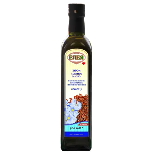 Linen oil "Ely" cold spinning, 500ml