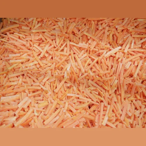 Frozen carrot straws