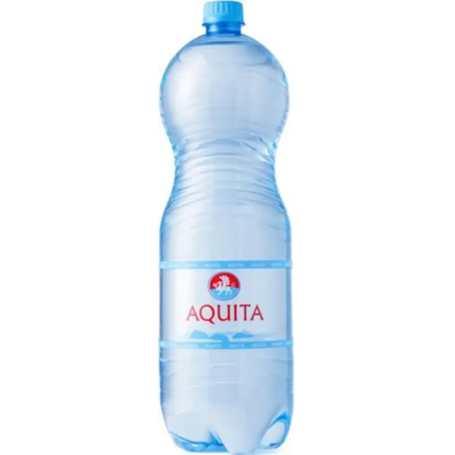 Drinking water purified by TM Aquita 1.5 l gas