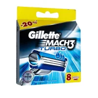 Сменные кассеты GILLETTE Mach3 turbo 2шт