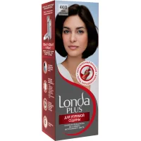 LONDA PLUS Стойкая крем-краска для волос для упрямой седины 44/0 Темно-коричневый