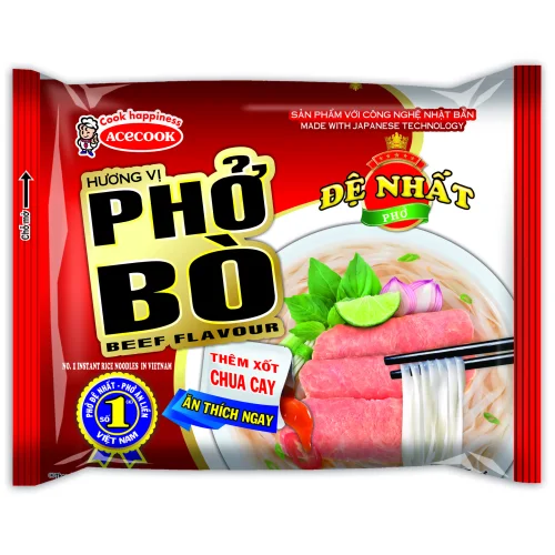 Рисовая лапша Pho Bo со вкусом острой говядины 65 гр