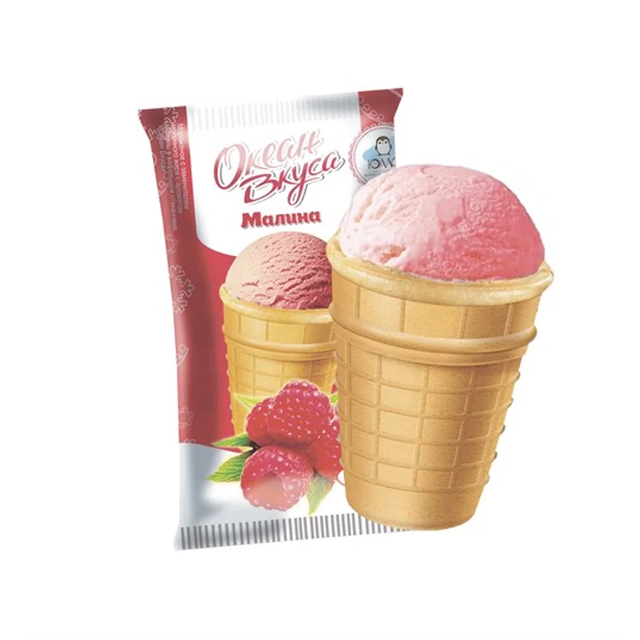 Ice cream with raspberry aroma 8%