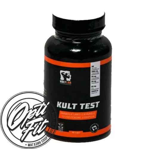 БАД для повышения выработки тестостерона Kultlab Kult Test, 90 капс