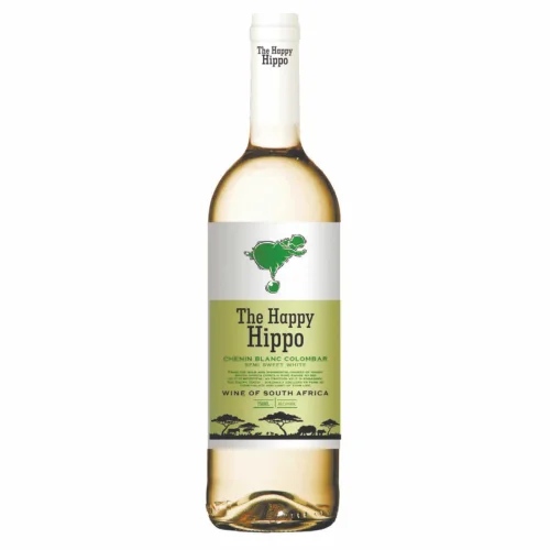 Wine protected name of the origin of the region Western Cape White Heppi Hippo Chenin Blanc - Colombar («The Happy Hippo« Chenin Blanc-Colombar) Semi-sweet