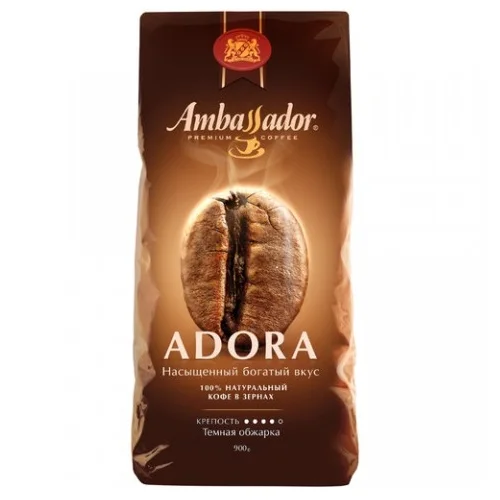 Кофе в зернах Ambassador Adora
