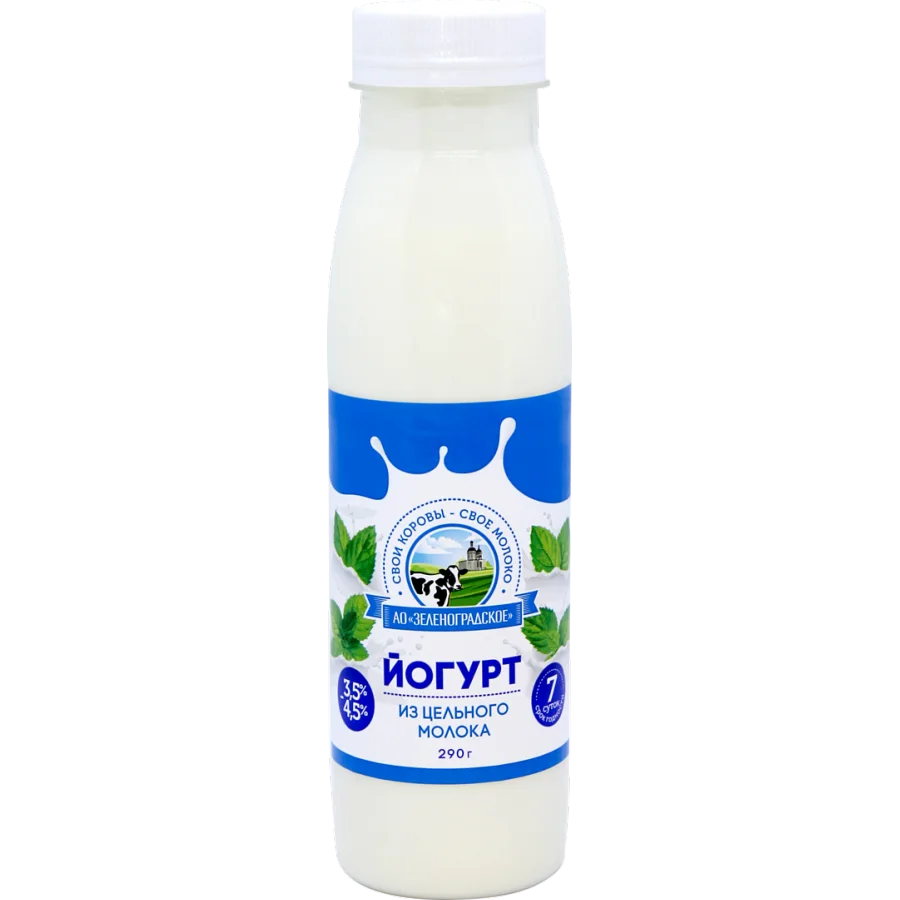 Yogurt "Zelenograd" MD. 3.5% -4.5%