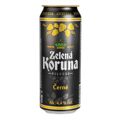 Пиво Zelena Koruna Cerne