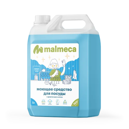 Dishwashing detergent with Aloe and lotus fragrance Malmeca 5l