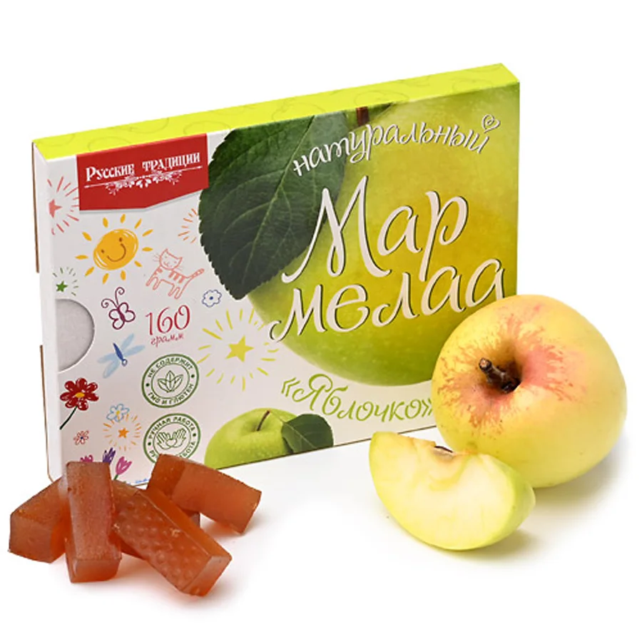 Natural marmalade for children "Apple", 160g