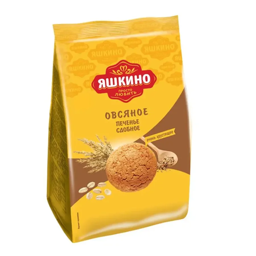 "Yashkino", biscuits "oatmeal", feather, 350 g