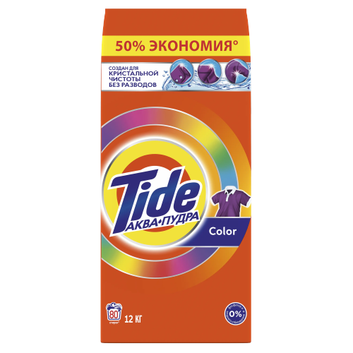 Washing powder Tide Automatic Color 80 washes 12 kg.