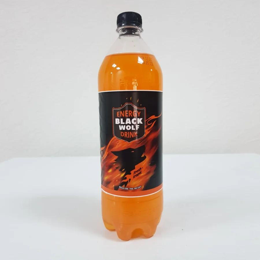 Energy drink BLACK WOLF fresh tropic 1L