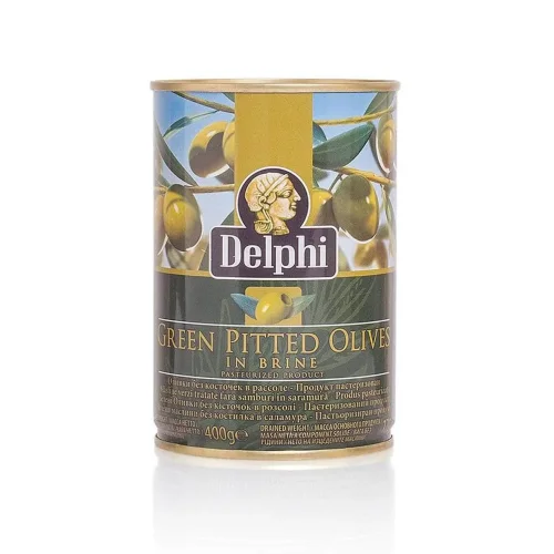 Оливки без косточек в рассоле Superior 261-290  DELPHI 400г