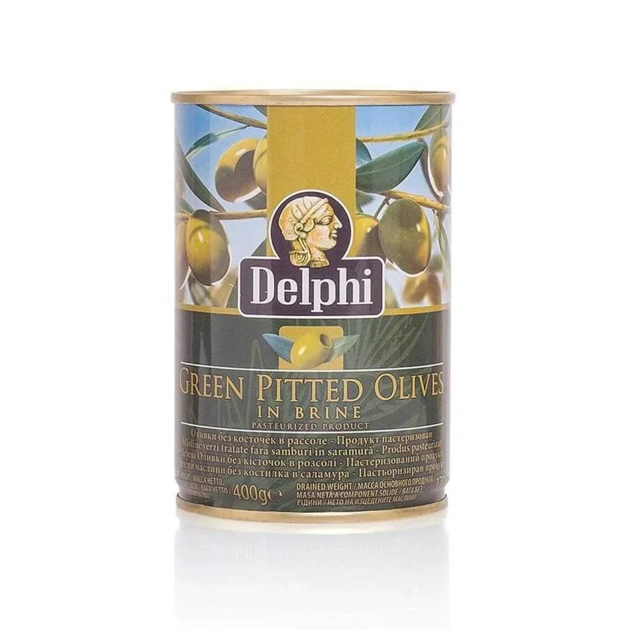 Seedless olives in brine Superior 261-290 DELPHI 400g
