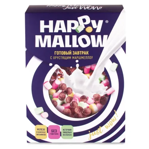 Happy Mallow dry breakfast with marshmallow