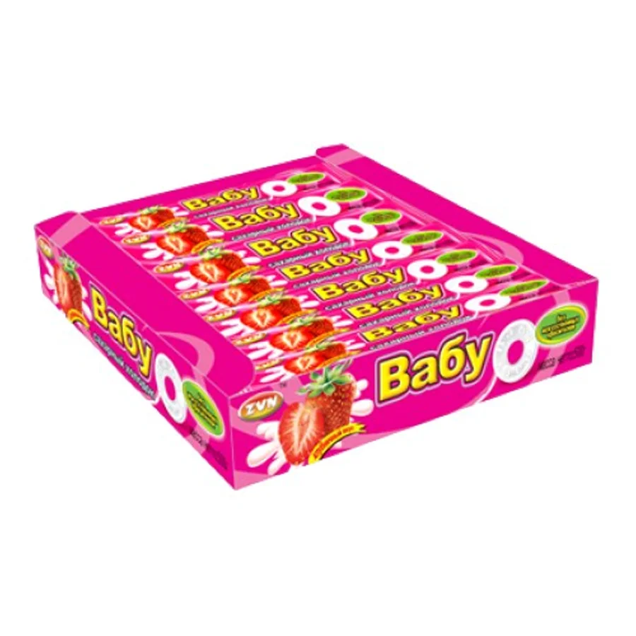 Прессованные конфеты «Вабу» со вкусом клубники