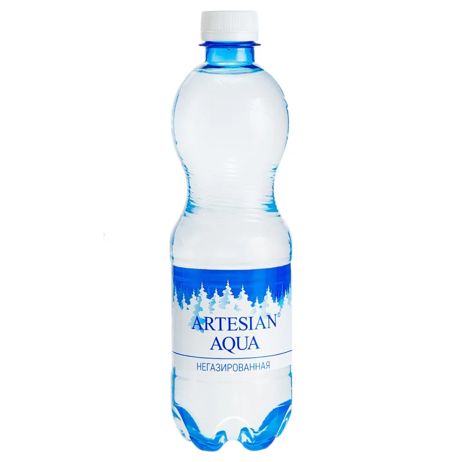 Вода питьевая артезианская "ARTESIAN AQUA", н/газ, 0,5 л