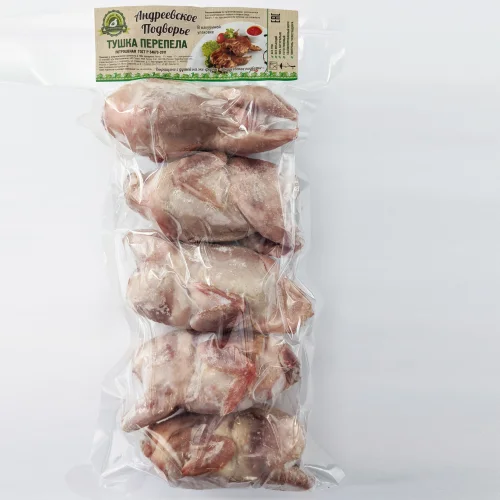 Fresh-frozen quail meat