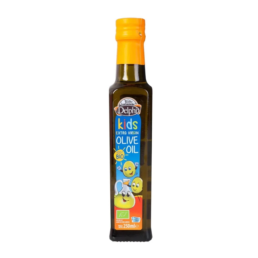 Масло оливковое нераф/ высшего качества E. V.  Bio Kids Delphi, 0,25л