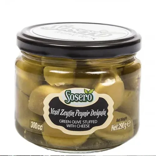 Olives stuffed with cheese (pasteurized)