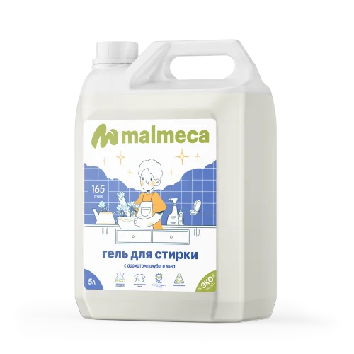 Laundry gel with the aroma of Blue linen Malmeca 5L