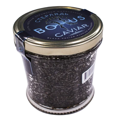 Black caviar grainy sterlet 230 grams