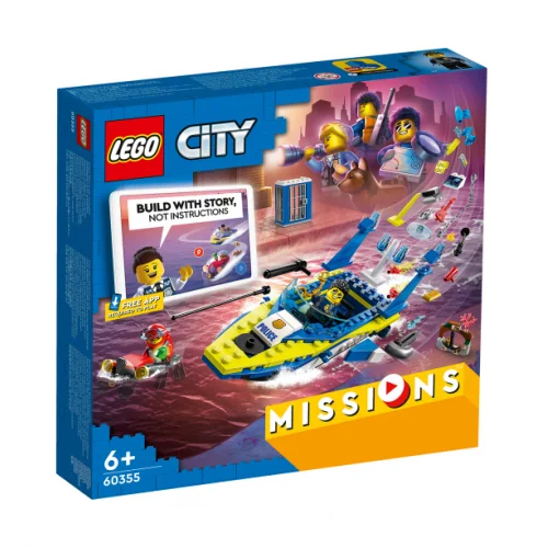 Конструктор LEGO City Детективные миссии водной полиции 60355