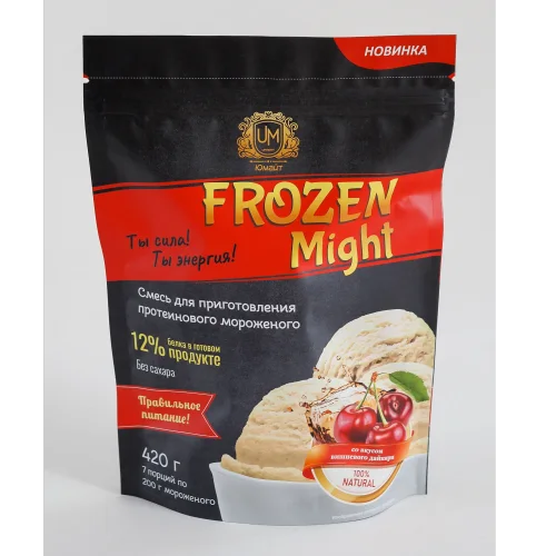 Frozen Might protein ice cream with cherry daiquiri flavor (dry mix), 420 g