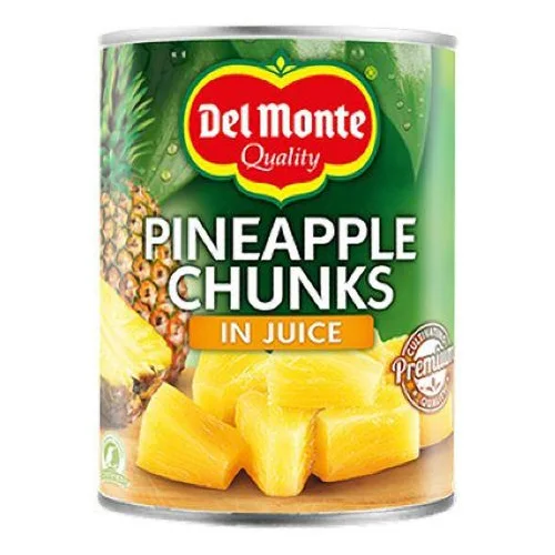 Pineapples pieces in juice