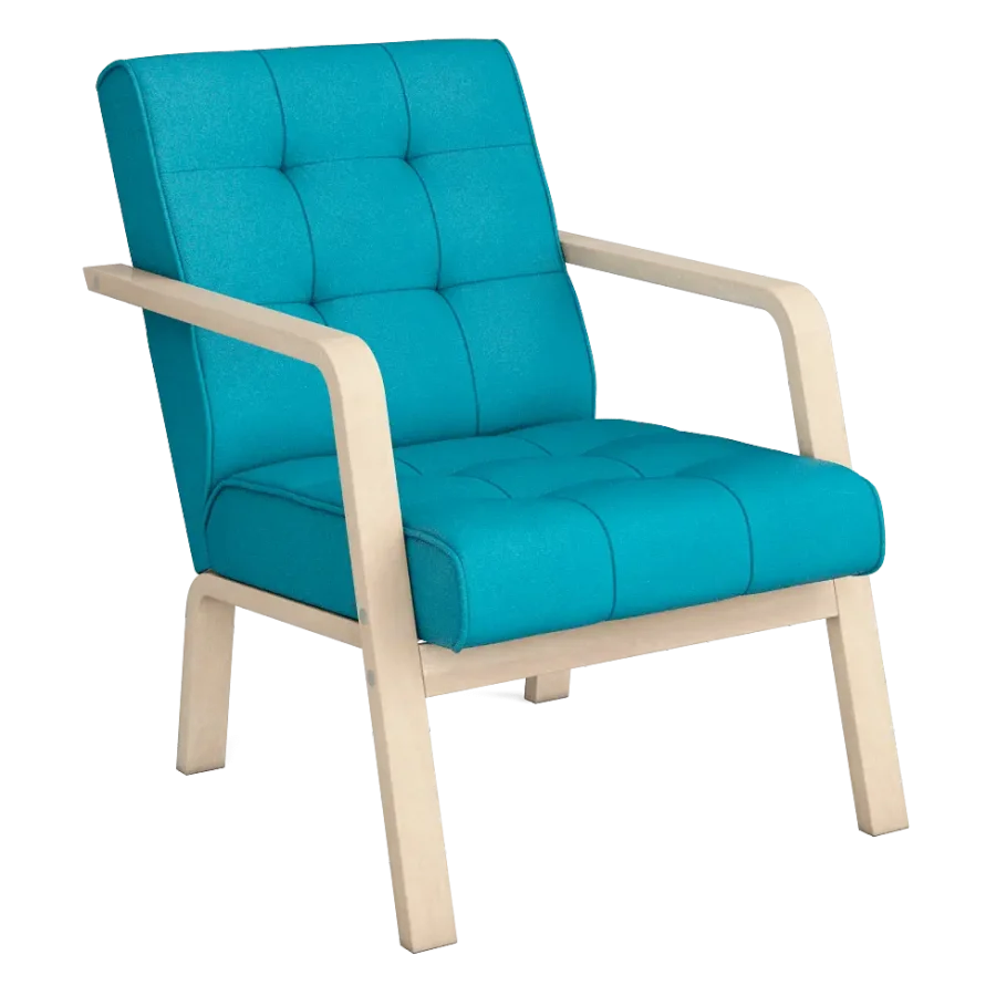 Your sofa armchair Seline Impulse turquoise natural