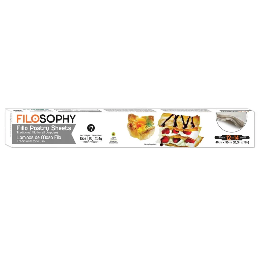 Тесто «филло» листовое замороженное 500 г FILOSOPHY