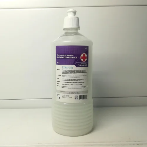 Liquid cream-soap «Antibacterial» with des. PET Effect (Push Pula) 1l / 6pcs / 864pcs