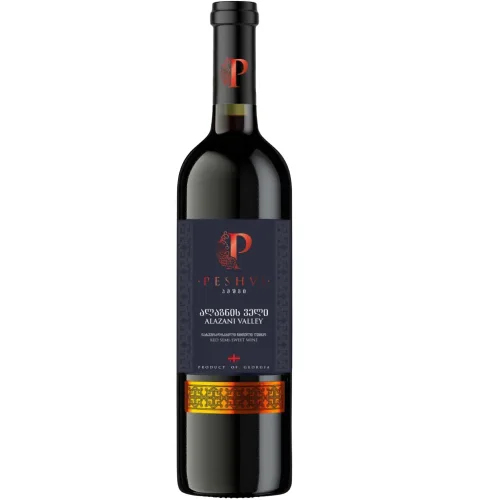 Wine table Red semi-sweet «Alazan Valley» Series «Peshvi» 2019 12.5% ​​0.75
