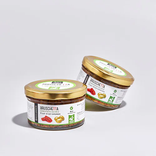Брускетта из оливок Халкидики с вяленым томатом  150 гр