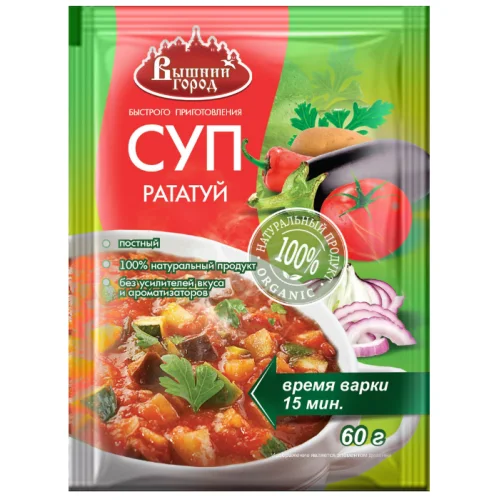 Soup "Vyshniy City" Ratatucy of fast preparation, pack. 60 gr